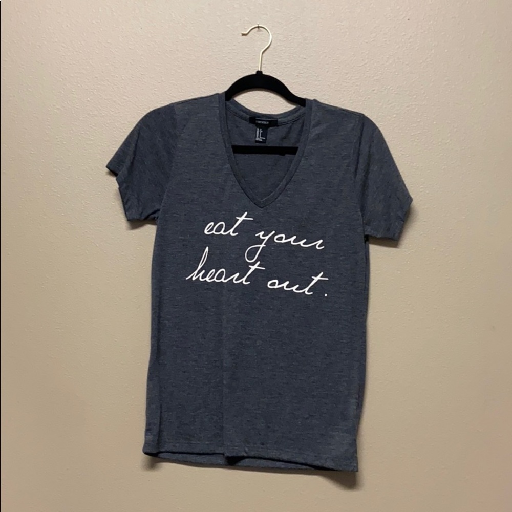 Grey Graphic Tee Shirt